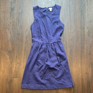 J. Crew Elegant Purple Sleeveless Dress
